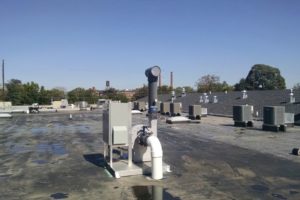 Rooftop Vapor mitigation system